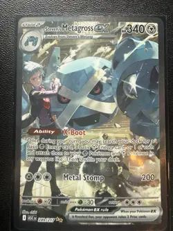 Pokemon Steven's Metagross ex 289/217 Me: Ascended Heroes Holo - Image 1