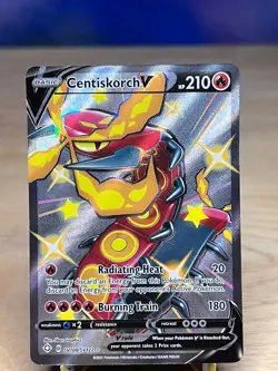 Shining Fates Shiny Vault Centiskorch V SV108/SV122 Holo Rare V Pokemon NM/M - Image 1