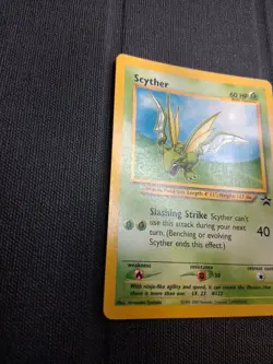 Pokemon 2000 Scyther #45 - Black Star Promo Non Holo LP Fast Ship - Image 4