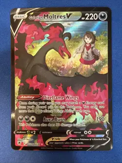 Pokemon TCG Galarian Moltres v Astral Radiance TG20/TG30, Near Mint - Image 1