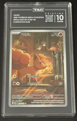 Pristine Vulpix 138/132 IR Mega Evolutions 2025 Pokemon TCG English - Image 1