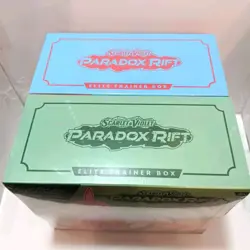 Pokemon Scarlet & Violet Paradox Rift Elite Trainer Box Art Set x2 Sealed - Image 5