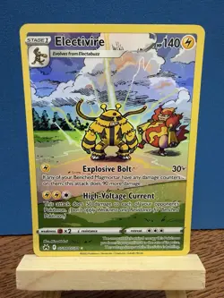 Pokemon TCG Electivire GG08/GG70 Holo Rare Crown Zenith Galarian Gallery - Image 1
