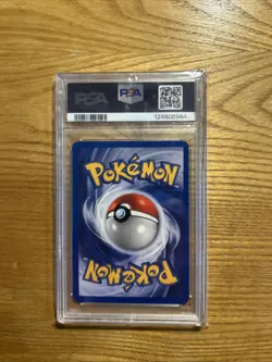 Pokemon Gym Heroes Misty's Seadra Holo 9/132 PRERELEASE PSA 7 NM - Image 2