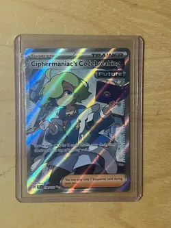 Pokemon Ciphermaniac's Codebreaking 198/162 SV05 Ultra Rare Holo Trainer - Image 1