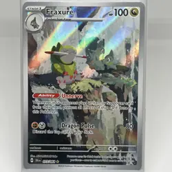 Fraxure IR 077/064 Illustration Rare - SV: Shrouded Fable Pokemon TCG Holo NM - Image 1