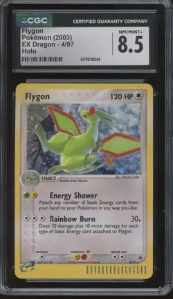 2003 Pokemon EX Dragon Holo #4 Flygon CGC 8.5 - Image 1