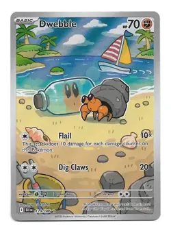 Dwebble 129/086 Sv: Black Bolt Holo Pokemon TCG - NM - Image 1