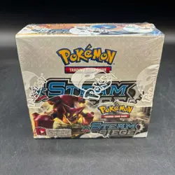 Pokemon TCG XY Steam Siege Booster Display Box Sealed w/ Acrylic Case - Image 1