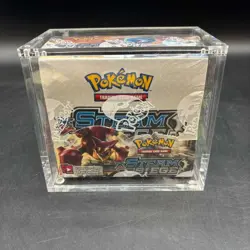 Pokemon TCG XY Steam Siege Booster Display Box Sealed w/ Acrylic Case - Image 3