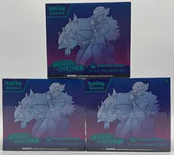 Lot of (3) Pokemon Center Exclusive Journey Together Elite Trainer Boxes SEALED - Image 1