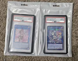 PSA10 Yu-Gi-Oh! Japanese Evil Twin Duo JP079 and JP080 Prismatic Secret Rares - Image 1