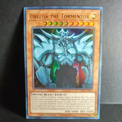 Yugioh Obelisk the Tormentor LDK2-ENS02 Ultra Rare Limited Ed - Image 1