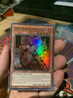 Yugioh Quantum Red Layer OP14-EN006 Unlimited Italian Super - Image 1