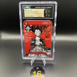 CGC PRISTINE 10 Luffy ST21-014 One Piece Magazine Weekly Shonen Jump Promo TC 16 - Image 1