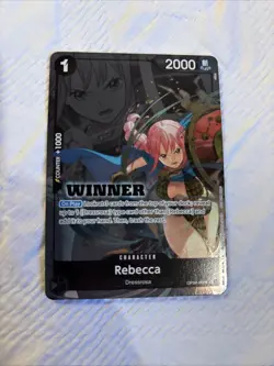 Rebecca Winner Pack 2025 Vol. 2 One Piece Foil Promo OP04-092 - Image 1