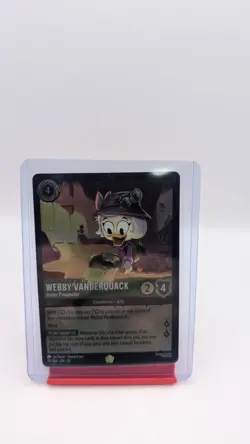 Webby Vanderquack - Junior Prospector [Foil] #93 Lorcana Whispers in the Well - Image 1