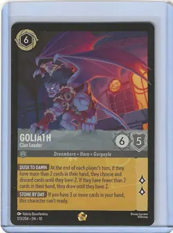 Goliath - Clan Leader 173/204 Whispers in the Well Legendary Disney Lorcana - Image 1