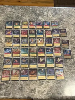 46x Lot - Disney Lorcana Cold Foil Lot - EN 1 - EN 2 - EN 3 - EN 4 - EN 6 - EN10 - Image 1