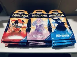 Disney Lorcana First Chapter Sleeved Booster Pack Lot of 30 Packs - Image 2