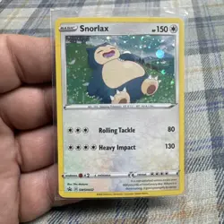 Pokemon Snorlax SWSH032 Sword & Shield Promo Holo Card 150 HP English - Image 1