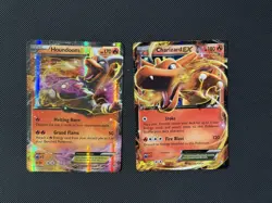 Charizard EX - 11/106 - Pokemon Flashfire XY Ultra Rare Card LP And Houndoom Ex - Image 1