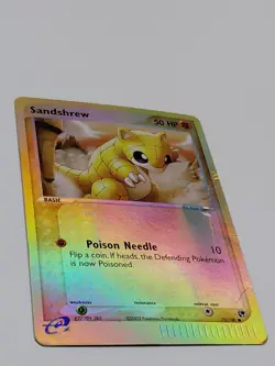 Sandshrew Reverse Holo 75/100 Ex Sandstorm Pokemon Card - Image 3