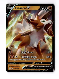 Lycanroc V - SWSH199 - SWSH: Sword & Shield Promo Cards (SWSD) - Image 1