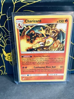 Charizard 14/181 Sm-Team Up Regular Rare Pokemon Card NM - Image 1