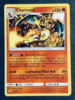 Charizard 14/181 Sm-Team Up Regular Rare Pokemon Card NM - Image 2