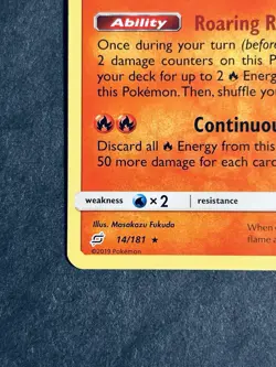 Charizard 14/181 Sm-Team Up Regular Rare Pokemon Card NM - Image 5