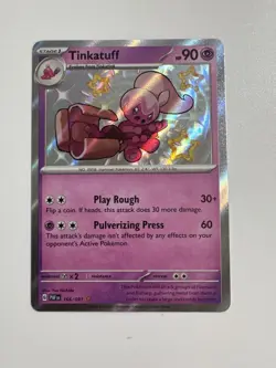 Tinkatuff Paldean Fates 166/091 Pokemon Card Near Mint - Image 1