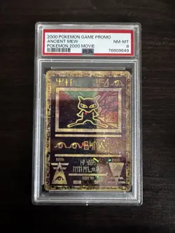 Ancient Mew 2000 Pokemon Movie Promo Card PSA 8 - Image 1