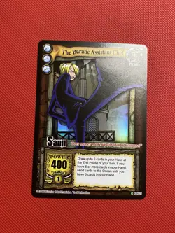 The baratie assistant chef Sanji One Piece CCG Bandai 2005 Vintage Card TCG - Image 2