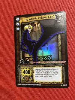 The baratie assistant chef Sanji One Piece CCG Bandai 2005 Vintage Card TCG - Image 3