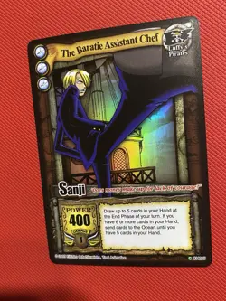 The baratie assistant chef Sanji One Piece CCG Bandai 2005 Vintage Card TCG - Image 4