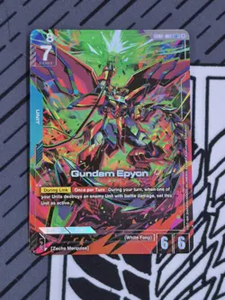 Gundam Epyon (LR+) GD02-002 - Gundam TCG Card Game - Dual Impact ALT ART FOIL - Image 1