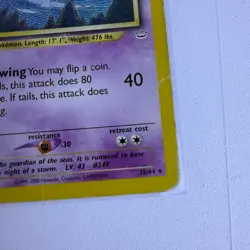 Pokemon Neo Revelation Lugia Card 20/64 Regular Non-Holo HP Heavily Played - Image 5
