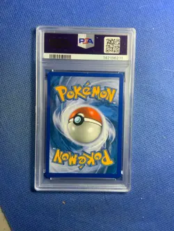 Pokemon TCG 2008 Pop Series 8 Lucario Holo Rare Card 2/17 PSA 7 - Image 2