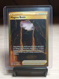 Magma Basin (Secret) 185/172 SWSH09: Brilliant Stars - Pokemon Card - M/NM - Image 1
