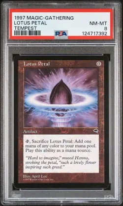 1997 MTG TEMPEST LOTUS PETAL PSA 8 - Image 1