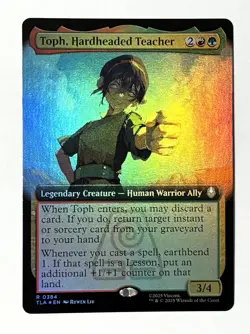 Toph, Hardheaded Teacher - Extended Art FOIL - MTG Avatar - TLA 384 - Image 1