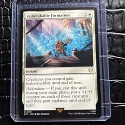 Unbreakable Formation Commander: the Lord of the Rings: Regular Mint! Rare - Image 1