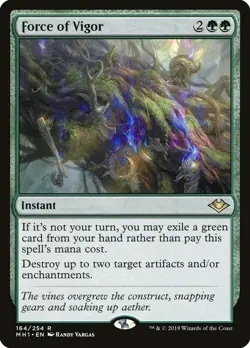 Magic The Gathering MTG FORCE OF VIGOR Modern Horizons NM Near Mint - Image 1