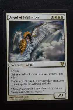 Magic The Gathering MTG ANGEL OF JUBILATION Avacyn Restored LP Lightly Played - Image 1
