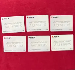 6 Card Art Series Lot - Aetherdrift Magic The Gathering MTG DFT - Image 2