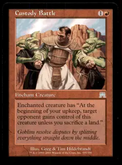 Custody Battle LP Light Play Onslaught MTG [8795] - Image 1