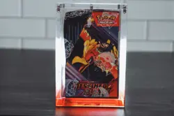 Pokemon Destined Rivals Booster Box In a Premium Acrylic Case (36 Packs, Sealed) - Image 4