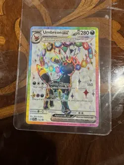 Pokemon Prismatic Evolutions Umbreon ex 176 SVP176 Figure Collection Promo NM - Image 1