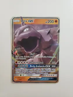 Onix GX - 36/68 - Pokemon Hidden Fates Sun & Moon Ultra Rare Card NM - Image 1